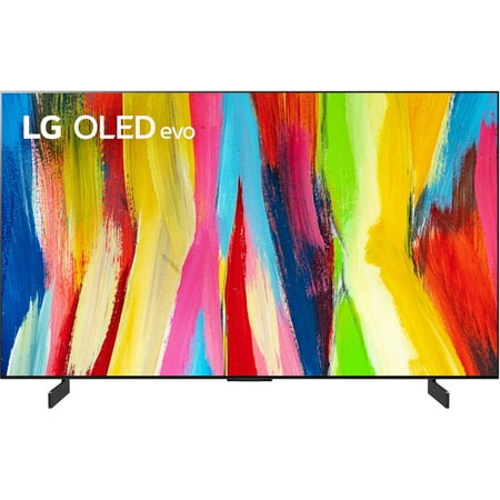 LG C2 Series 42-Inch Class OLED evo Gallery Edition Smart TV OLED42C2PUA, 2022 - AI-Powered 4K TV, Alexa Built-in - (Open Box)