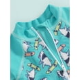 thumbnail image 6 of Bslissey Baby Boys Swimsuit Jumpsuit Animals Print Long Sleeve Zipper One Piece Swimwear Infant Toddler Casual Rash Guard Sunsuit Summer Beach Wear 3M 6M 9M 12M 18M 24M, 6 of 8