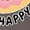 Charcoal Grey, variant on Donut Worry Be Happy Pink Sprinkle Donut` Boys or Girls Long Sleeve Toddler T-Shirt
