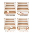 thumbnail image 6 of Beige Marble Non-Slip Stair Treads for Wooden Steps, 15 Pack-8x30in Carpet Stair Mats with Adhesive Backing, Noise-Reducing Step Covers for Indoor Stairs, Easy to Install & Residue-Free, 6 of 7