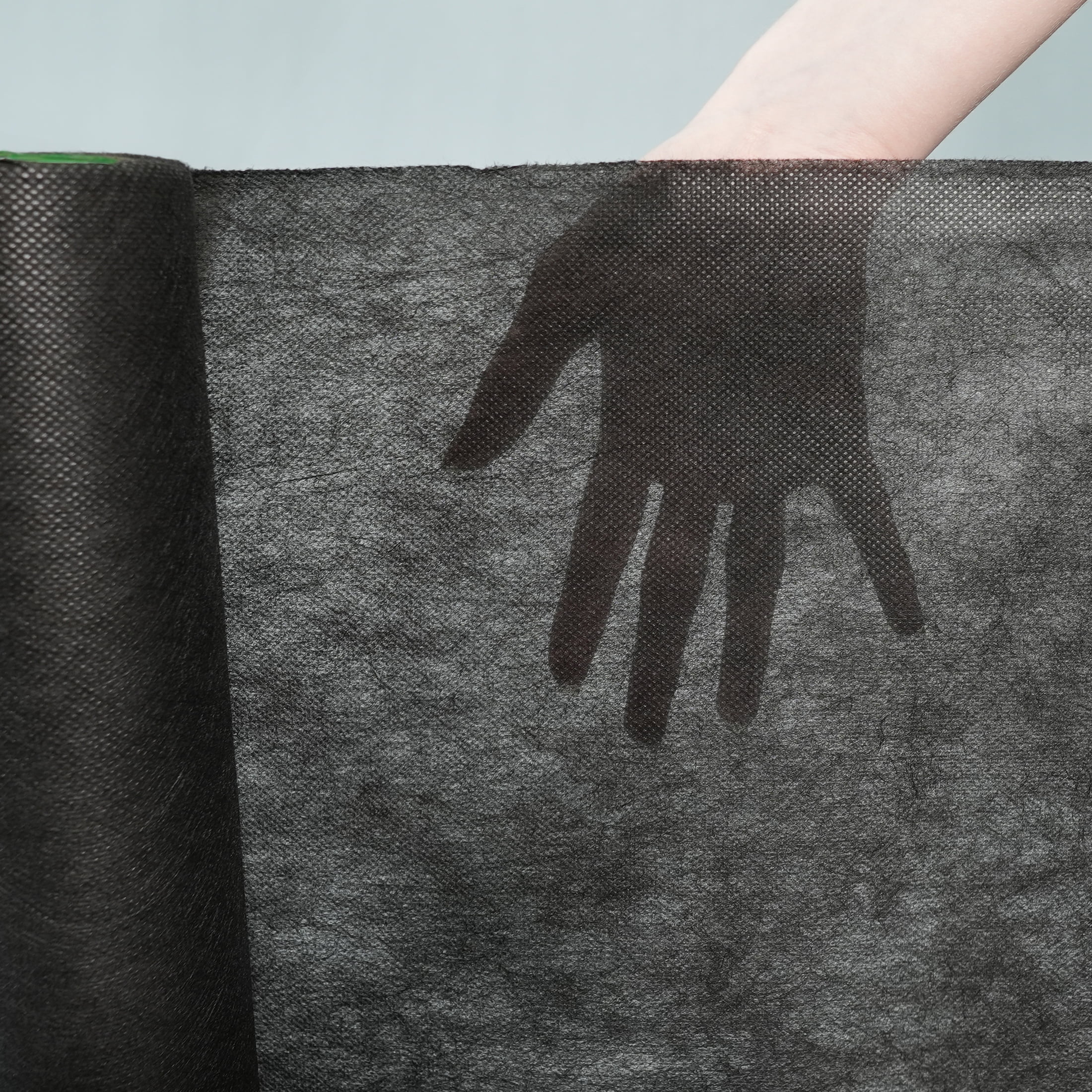Expert Gardener 3' x 50' Black Weed Barrier Fabric with UV Protection, 3 feet Wide and 50 feet Long