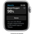 thumbnail image 3 of Restored Apple Watch Series 6 GPS + Cellular, 40mm Silver Aluminum Case with White Sport Band - Regular, 3 of 5