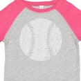 thumbnail image 4 of Inktastic Distressed Baseball in White Boys or Girls Toddler T-Shirt, 4 of 5