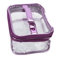thumbnail image 4 of Bolsa de cosméticos transparente, bolsa de cosméticos, bolsa de cosméticos transparente portátil, bolsa de almacenamiento de PVC de viaje, diseño aerodinámico, 4 of 14
