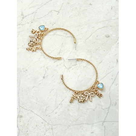 Packed Party Charming Hoops, 1 Pair