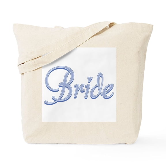 CafePress - Amore Bride Blue Tote Bag - Unisex Canvas Tote Bag, Beige, 1-Piece