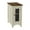 White, variant on Accent Table - End - Side Table - Nightstand - Antique White Veneer - Brown