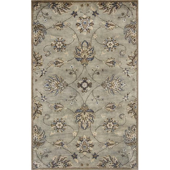 HomeRoots 350262 8 ft. x 10 ft. 6 in. Wool Grey Area Rug