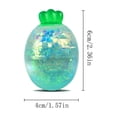 thumbnail image 3 of Gel Stress Balls Radish Shaped Design Transparent Body Soft Squeeze Texture Interesting Decompression Dolls Anxiety Relief Doll, 3 of 9