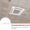 thumbnail image 6 of PENIKOKO White Indoor Air Conditioner Wind Deflector, Multi-Angle Adjustable Vent Guide for Efficient Cooling, 6 of 7