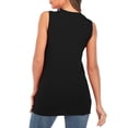 thumbnail image 4 of gakvbuo Summer Tank Top for Womens 2025 Summer Women'S Casual Loose Color Sleeveless Long Version Of The, 4 of 5