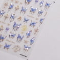 thumbnail image 6 of Butterfly Nail Art Stickers – 5D Embossed Self-Adhesive Nail Decals with Iridescent Glitter Effect, Colorful Butterfly Charms for DIY Manicure Decorations, 6 of 8