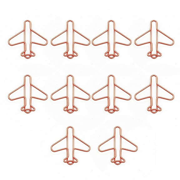 Yoetaun 10Pieces Creative Paper Clip Colorful Paper Clips Small Metal Paper Clips File Clip Book Marker Clip for File Paper Photo Color 4