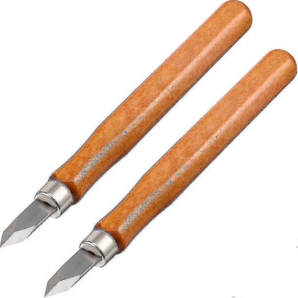 Marking Knife Woodworking Marking Knife Thin Blade Dual Double Bevel Striking Knife Hardened Mn-v Steel Heat Treated Striking Mark SZRH A-DS