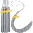 thumbnail image 1 of 18 Pieces Graduation Academic Hat Tassels with 2023 Year Gold Date Pendants(grey), 1 of 5