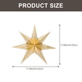 thumbnail image 6 of Gymnture christmas 3D Large Star Paper Lantern for Christmas Party Home Decoration (2pcs), 6 of 10