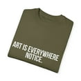 thumbnail image 3 of Hilarious Arts Subject Instructor Professor Trainor Painter Humorous Skill Imagination Creativity Illustrator Unisex Garment-Dyed T-shirt, 3 of 4