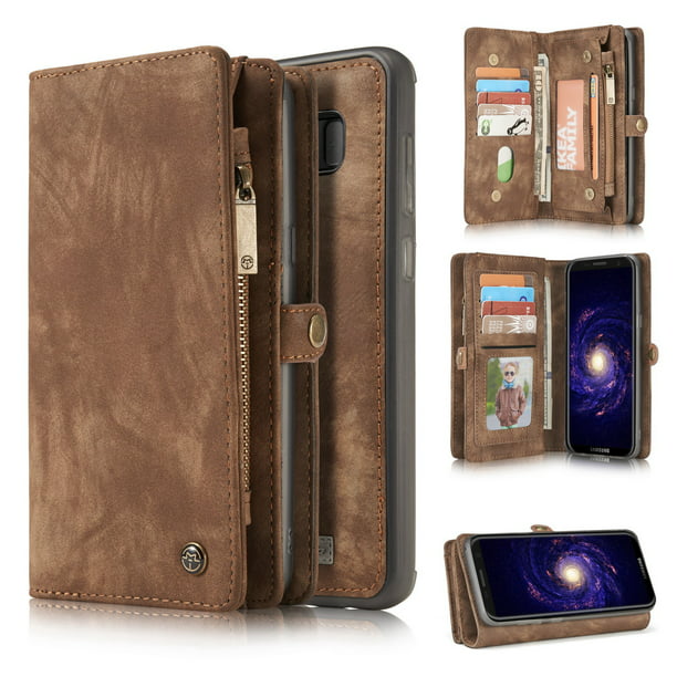 Samsung Galaxy S8 Detachable Wallet Case, Dteck Multi-functional ...