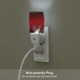 thumbnail image 3 of Uemuo Red Geometric Night Light, Night Lights Plug into Wall, Dusk to Dawn Sensor Warm White Led Night Light 0.5W-EU, 3 of 9