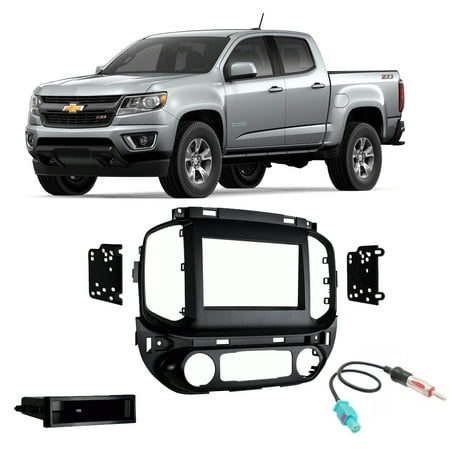 Chevy Colorado 2019 Single or Double DIN Stereo Radio Install Dash Kit