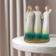 thumbnail image 5 of Three Sisters Resin Abstract Figure Sculpture Hand-Painted Resin Small Statue Craft Desktop Ornament Gift for Friends Sisters, 5 of 5