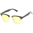 thumbnail image 3 of zeroUV - Polarized Lens Classic Half Frame Horn Rimmed Sunglasses 50mm - 50mm, 3 of 5