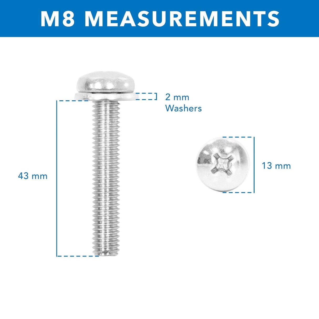 Mount-it! Screws for Samsung TV , 4 Piece Set for TV Mounting