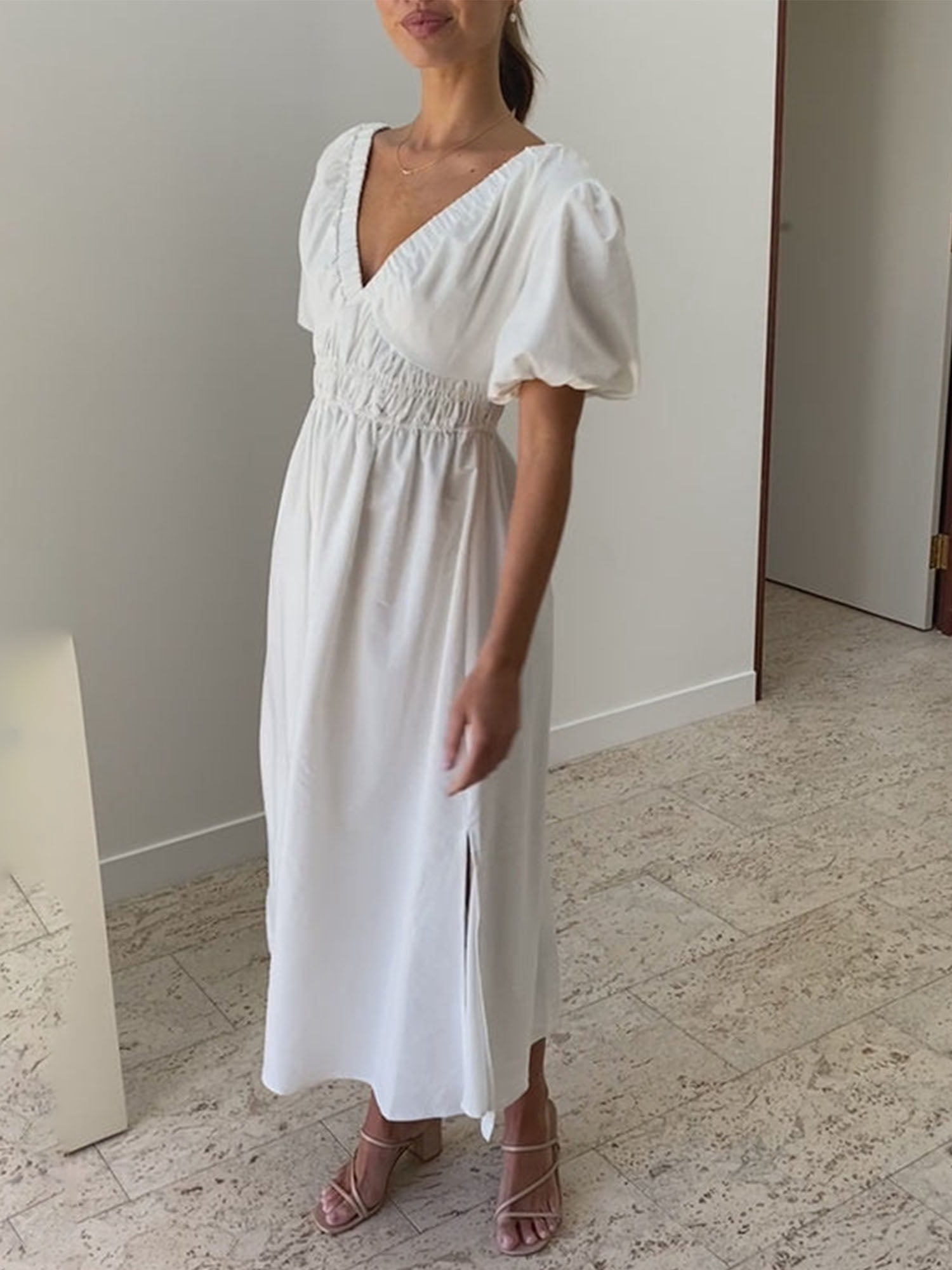 marks and spencer embroidered dress Marks and Spencer's embroidered midi dress is simply stunning