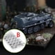 thumbnail image 4 of 39 piezas de terreno estático para modelismo ferroviario de césped War World Scenics, escala 1/35 blanco, 4 of 8