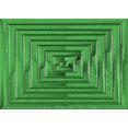 thumbnail image 1 of Ahgly Tapis Rectangulaire Lavable en Machine Vert Transitionnel, 7 Pieds x 9 Pieds, 1 of 7