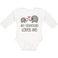 thumbnail image 3 of Inktastic Granddad Loves Me Grandchild Boys or Girls Long Sleeve Baby Bodysuit, 3 of 5
