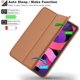 thumbnail image 4 of iPad Air 4 Case 2020 - iPad Air 4th Generation Case 10.9 Inch Lightweight Slim Cover with Translucent Frosted Hard Back [Support Touch ID](Brown), 4 of 5