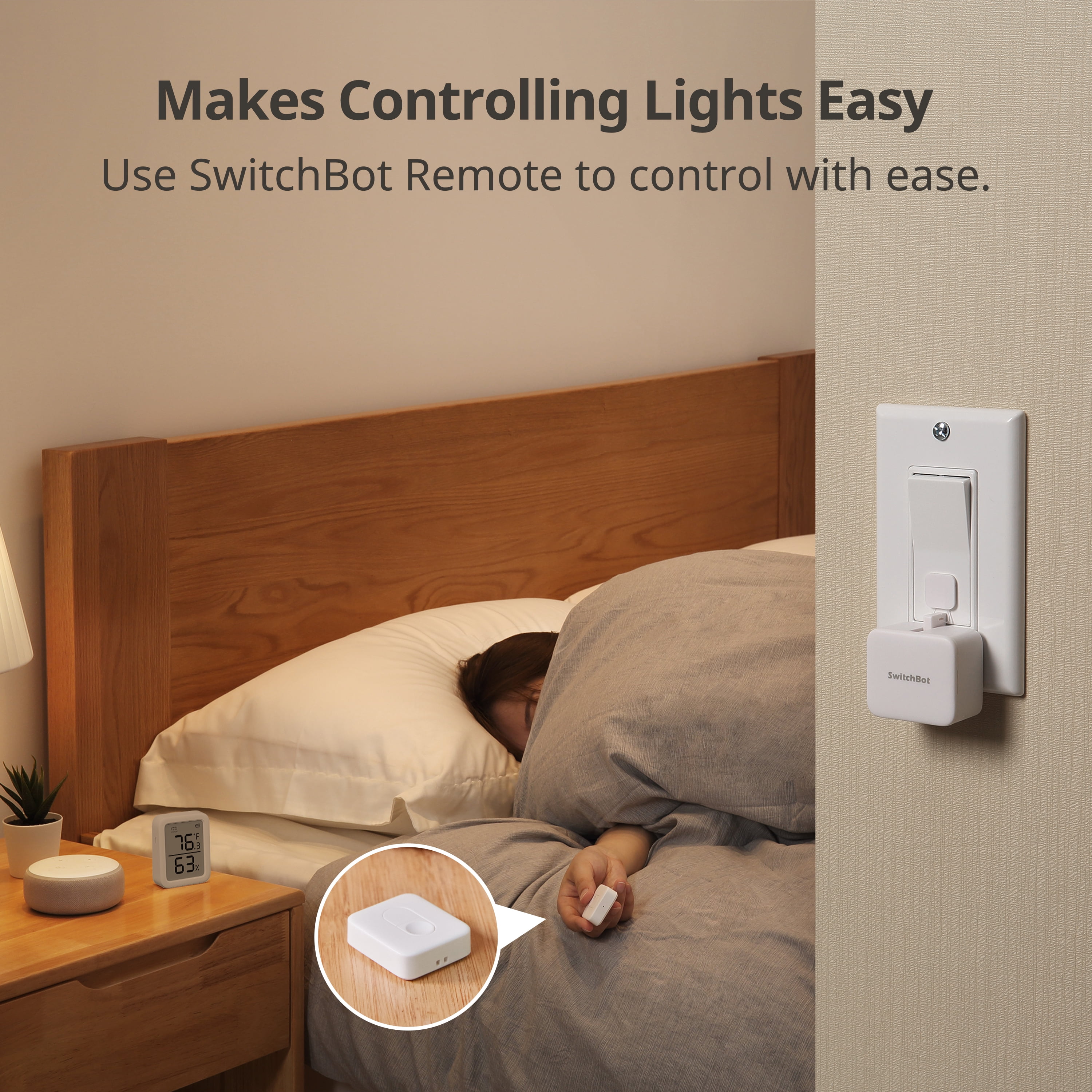 SwitchBot Smart Switch Button Pusher with SwitchBot Hub 2 - WiFi Thermometer  Hygrometer, IR Remote Control, Smart Remote and Light Sensor, Compatible  with HomeKit, Alexa&Google Assistant - Yahoo Shopping