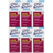 Little Remedies Little Noses Saline, 1 OZ (Pack of 6)
