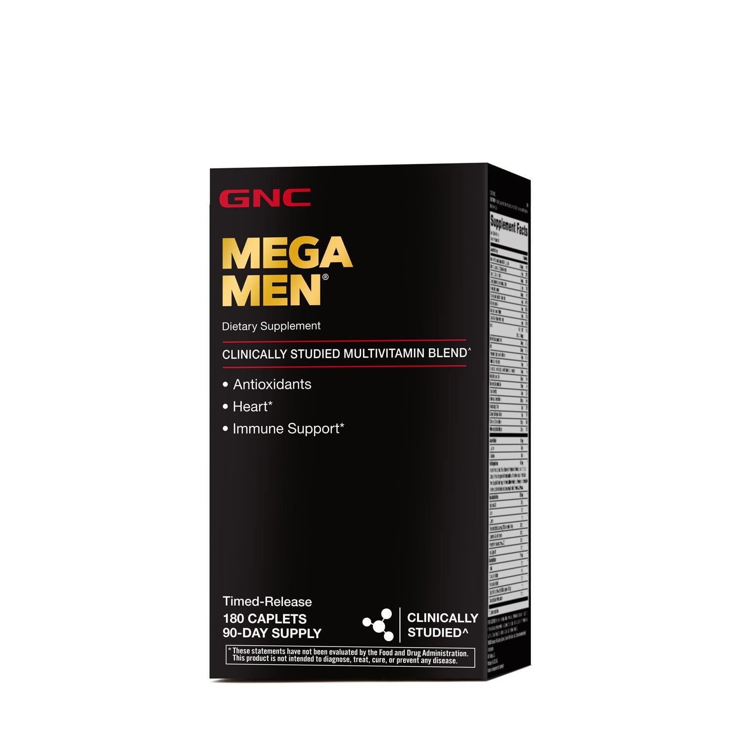 GNC Mega Men Multivitamin Antioxidants, Heart Health, and Immune
