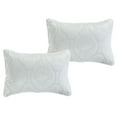 thumbnail image 6 of Legacy Decor 3 Pcs Shell & Seahorse Stitched Pinsonic Reversible Lightweight Bedspread Quilt Coverlet Oversize, Blue Color, King Size, All Ages., 6 of 7
