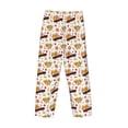 thumbnail image 3 of Lsque Autumn Red Truck Print Men's Pajama Pants, Lounge Pant - Comfortable Home Wear,Elastic Waistband, Stylish Design-Medium, 3 of 9