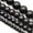 Black, variant on U8MO 10 Strd Glass Pearl Round Beads Mini Smooth Loose Spacer Beading Crafting 4~12mm-White