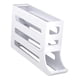 thumbnail image 4 of Porta huevos para refrigerador, 4 niveles, bandeja para huevos, gran capacidad, organizador, automático blanco, 4 of 9