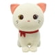 thumbnail image 1 of Muñeca de felpa de gato de dibujos animados, bonito gatito relleno, juguete elástico suave, cojín de sofá, regalo de cabecera para gato blanco-Aespa,11 Afortunado Sencillez, 1 of 5