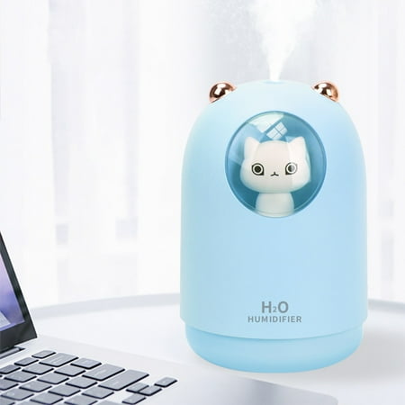 

clearance Colorful Cool Large Capacity Humidifier USB Desktop Humidifier Two Spray Modes Auto Shut-Off For Car，Bedroom Babies Room Office Home，Super Quiet