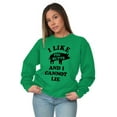 thumbnail image 4 of Like Pig Butts Cannot Lie Bacon Lover Sweatshirt for Men or Women Brisco Brands X, 4 of 6