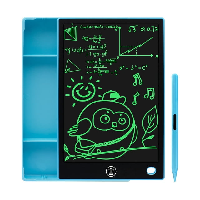 Tableta de escritura LCD con estuche para lápices Tablero de dibujo recargable 9.5