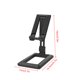 thumbnail image 4 of Sidaley Soporte ajustable para teléfono móvil de tableta, soporte de escritorio para iPad, iPhone, Samsung, soporte de escritorio, soporte de Teléfono y Comunicación Negro, 4 of 6
