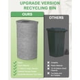 thumbnail image 2 of Toffos Recycling Bin for Kitchen Indoor Home, Large 27 Gallon 105L Recycle Bin with Lid and Removeable and Reusable Inner Bag for Bottles Cans Glass Plastics, 2 of 7