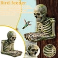 thumbnail image 3 of Skeleton Bird Feeder, Weather Resistant Resin Sculpture, Easy Mounting Outdoor Tree Decor, Funny Wildlife Feeder, Perfect Gift for Birders & Gardeners, 3 of 5