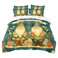 thumbnail image 2 of Juego de cama infantil con estampado de conejito y huevo de Pascua | Funda nórdica y fundas de almohada de microfibra de 3 piezas | Tamaño individual, matrimonial y queen | Suave, transpirable y, 2 of 6