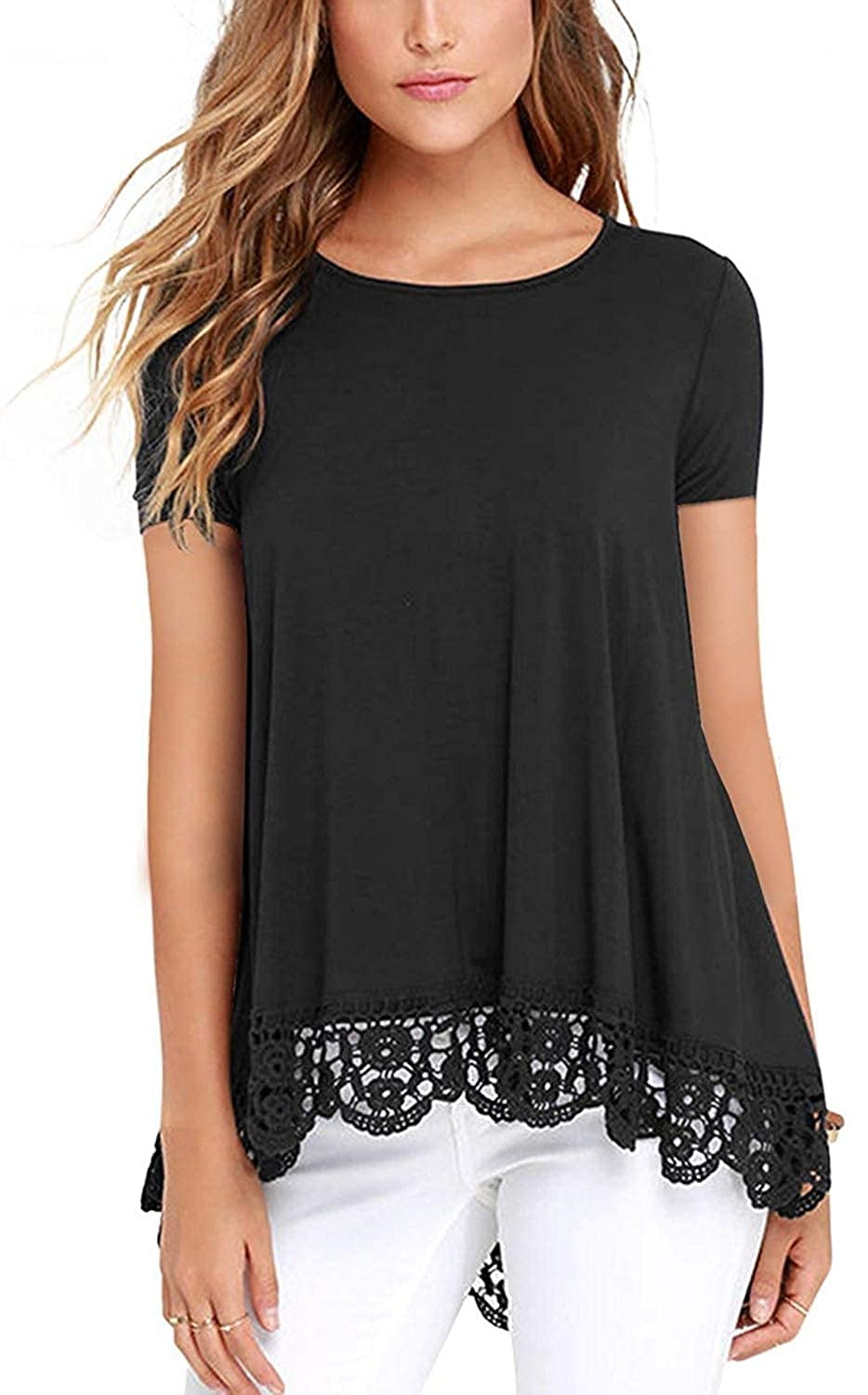Short Sleeve Lightweight Tops 
