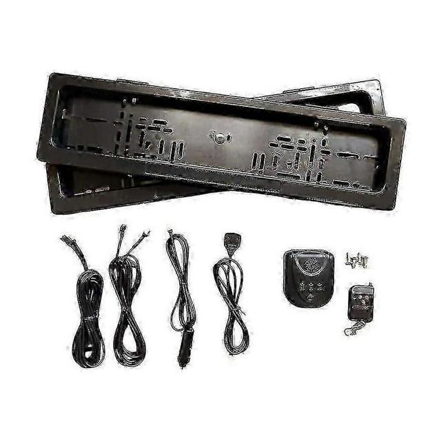 EU Car License Plate Roller Shutter Cover with Remote Hide Function