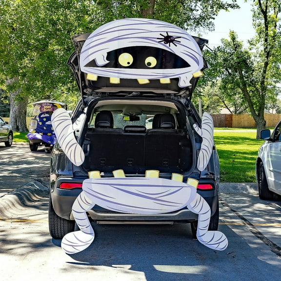 Fun Express Value Mummy Trunk-or-Treat Cardstock Decorating Kit - 6 Piece